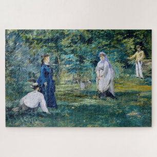 Edouard Manet - A Game of Croquet Jigsaw Puzzle