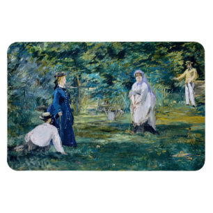 Edouard Manet - A Game of Croquet Magnet