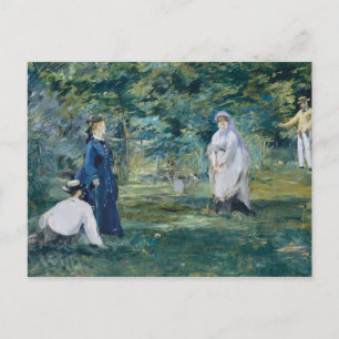 Edouard Manet - A Game of Croquet Postcard