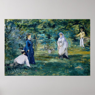 Edouard Manet - A Game of Croquet Poster