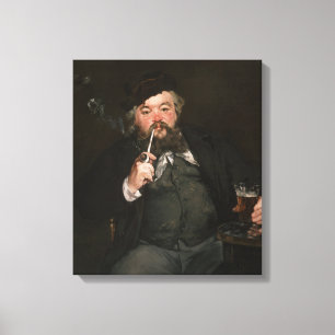 Edouard Manet - A Good Glass of Beer / Le bon bock Canvas Print