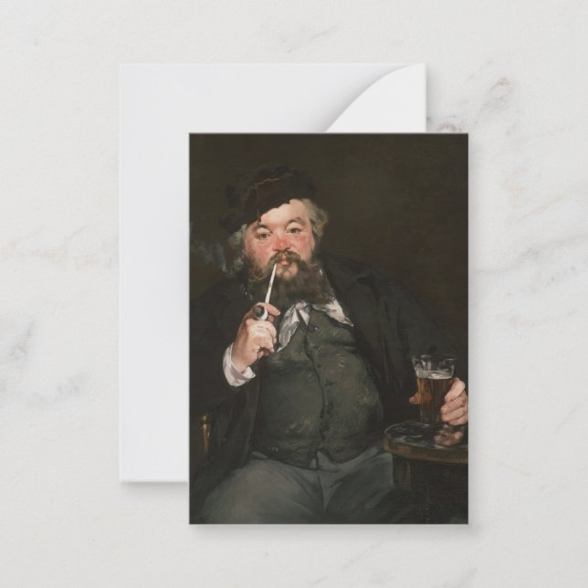 Edouard Manet - A Good Glass of Beer / Le bon bock Card (Front)