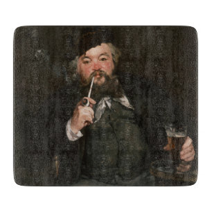 Edouard Manet - A Good Glass of Beer / Le bon bock Cutting Board