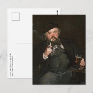 Edouard Manet - A Good Glass of Beer / Le bon bock Postcard