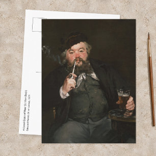 Edouard Manet - A Good Glass of Beer / Le bon bock Postcard