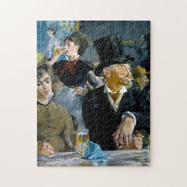 Edouard Manet - At the Cafe Jigsaw Puzzle (Vertical)