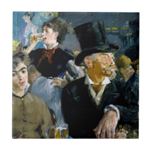 Edouard Manet - At the Cafe Tile