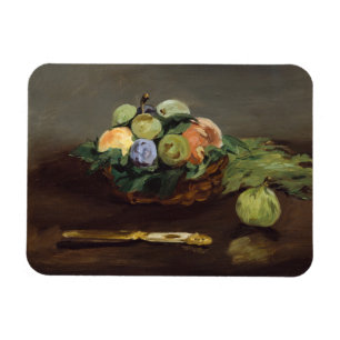 Edouard Manet - Basket of Fruits Magnet