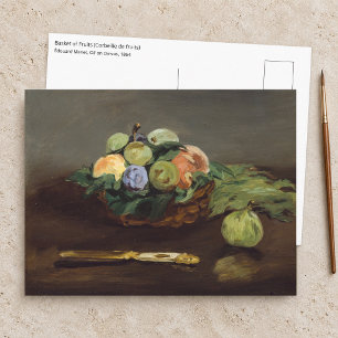 Edouard Manet - Basket of Fruits Postcard