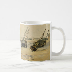 Edouard Manet Beach, Low Tide Coffee Mug