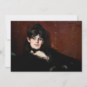 Edouard Manet - Berthe Morisot Reclining Invitation