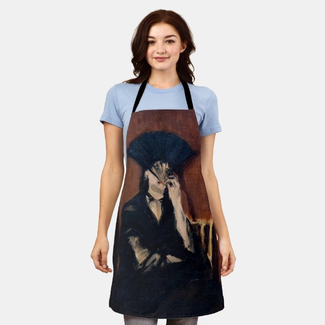 Edouard Manet - Berthe Morisot with a Fan Apron (Worn)