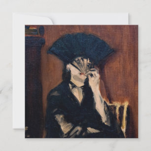 Edouard Manet - Berthe Morisot with a Fan Invitation