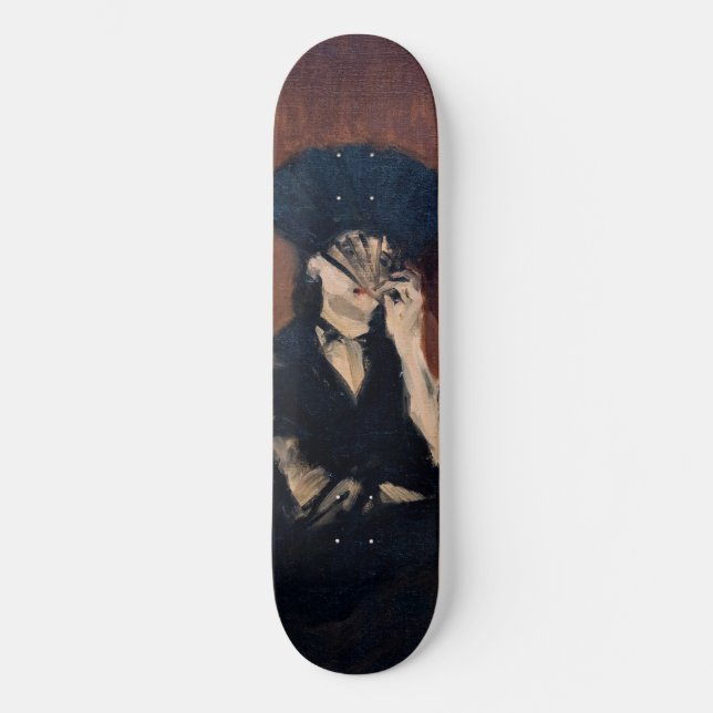 Edouard Manet - Berthe Morisot with a Fan Skateboard (Front)