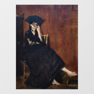 Edouard Manet - Berthe Morisot with a Fan Window Cling