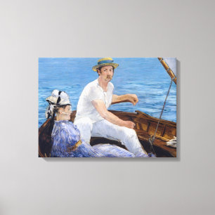 Edouard Manet - Boating Canvas Print