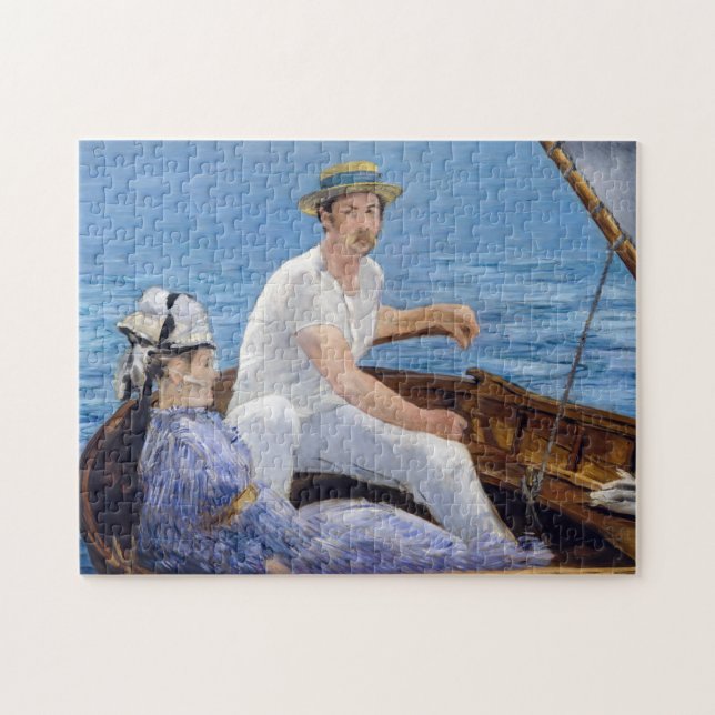 Edouard Manet - Boating Jigsaw Puzzle (Horizontal)