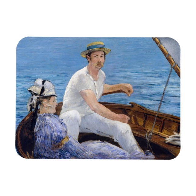 Edouard Manet - Boating Magnet (Horizontal)