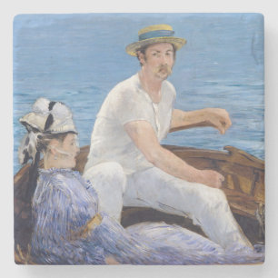 Edouard Manet - Boating Stone Coaster