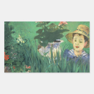 Édouard Manet - Boy in Flowers Sticker