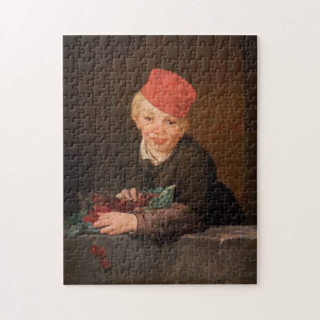 Edouard Manet - Boy with Cherries Jigsaw Puzzle (Vertical)