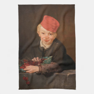 Edouard Manet - Boy with Cherries Kitchen Towel