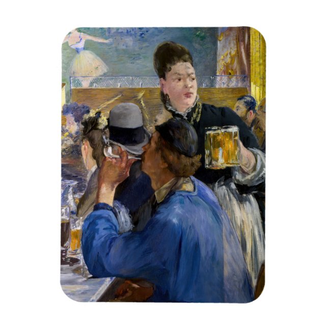 Edouard Manet - Corner of a Cafe-Concert Magnet (Vertical)