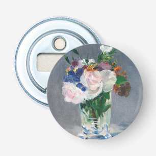 Edouard Manet - Flowers in a Crystal Vase Bottle Opener