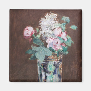 Edouard Manet - Flowers in a Crystal Vase Magnet