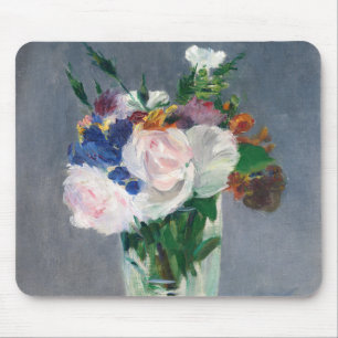 Edouard Manet - Flowers in a Crystal Vase Mouse Pad