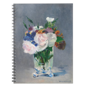 Edouard Manet - Flowers in a Crystal Vase Notebook