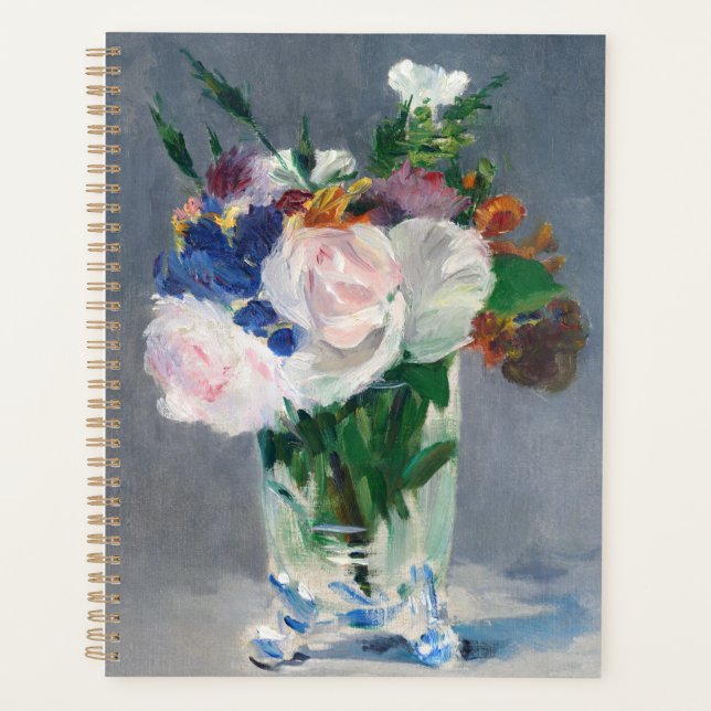 Edouard Manet - Flowers in a Crystal Vase Planner (Front)