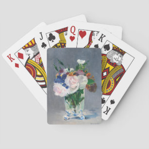 Edouard Manet - Flowers in a Crystal Vase Playing Cards