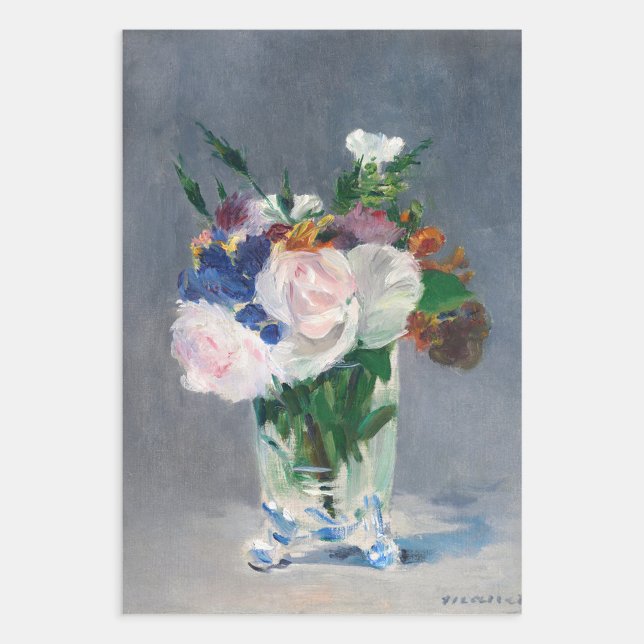 Edouard Manet - Flowers in a Crystal Vase Wrapping Paper Sheet (Creator Uploaded)