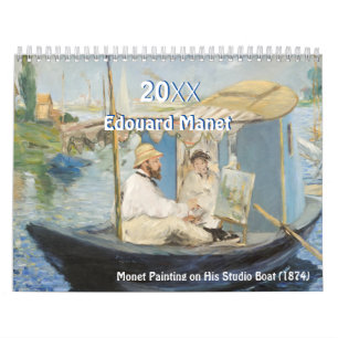 Edouard Manet French Fine Art Paintings Calendar
