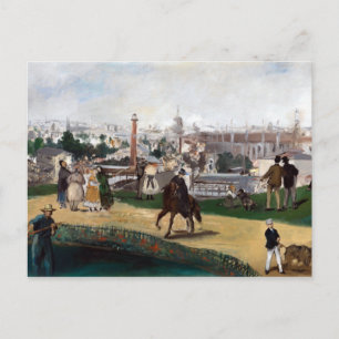 Édouard Manet From the 1867 World Exhibition Postcard