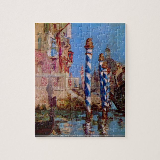 Edouard Manet - Grand Canal in Venicepuzzle Jigsaw Puzzle (Vertical)