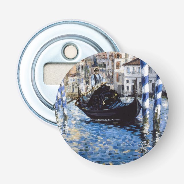 Edouard Manet - Grand Canal, Venice Bottle Opener (Front)