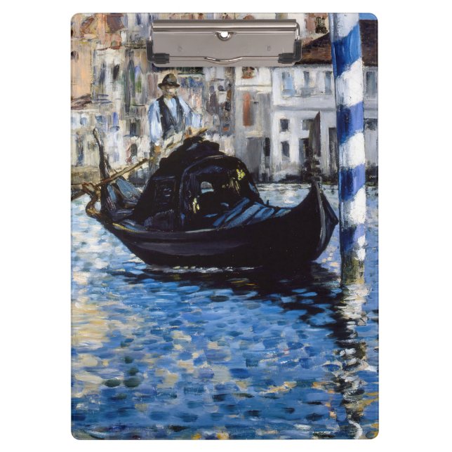 Edouard Manet - Grand Canal, Venice Clipboard (Front)