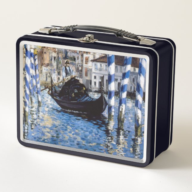Edouard Manet - Grand Canal, Venice Metal Lunch Box (Front)