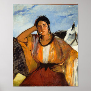 Edouard Manet - Gypsy With A Cigarette Poster