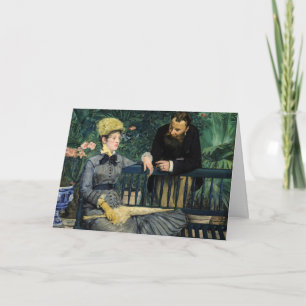 Edouard Manet - In the Conservatory Card