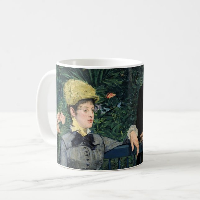Edouard Manet - In the Conservatory Coffee Mug (Front Left)