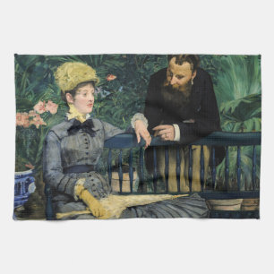 Edouard Manet - In the Conservatory Kitchen Towel