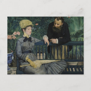 Edouard Manet - In the Conservatory Postcard
