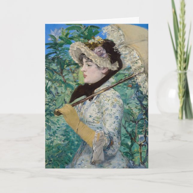 Edouard Manet - Jeanne / Spring Card (Front)