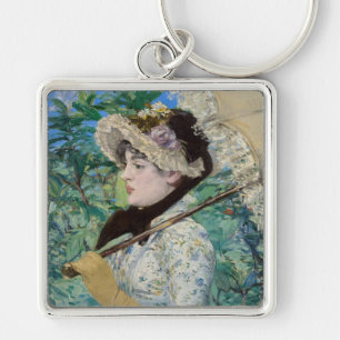 Edouard Manet - Jeanne / Spring Keychain