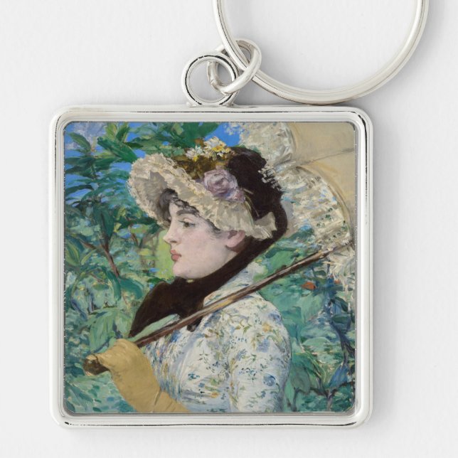 Edouard Manet - Jeanne / Spring Keychain (Front)