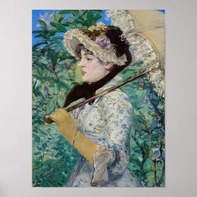Edouard Manet - Jeanne / Spring Poster (Front)