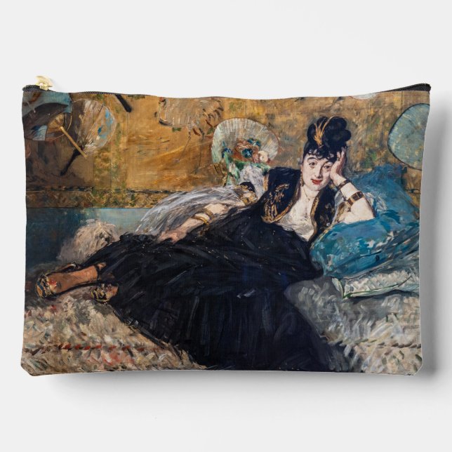 Edouard Manet - Lady with Fans Accessory Pouch (Front)